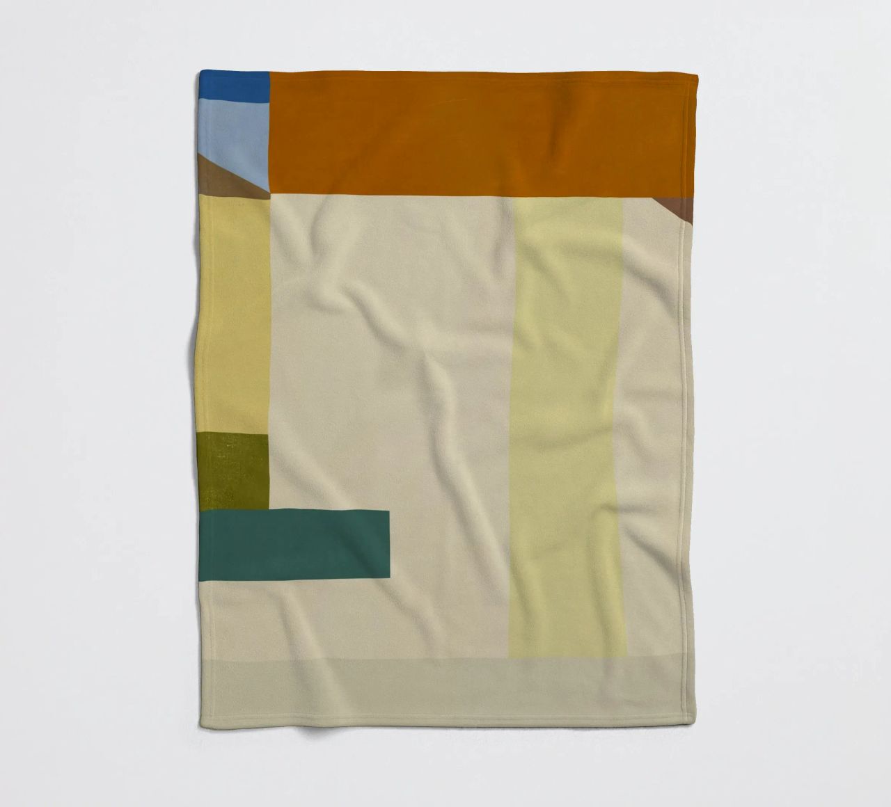 Sovrapposizione di colori design minimale 04 coperta in pile da Little Dean