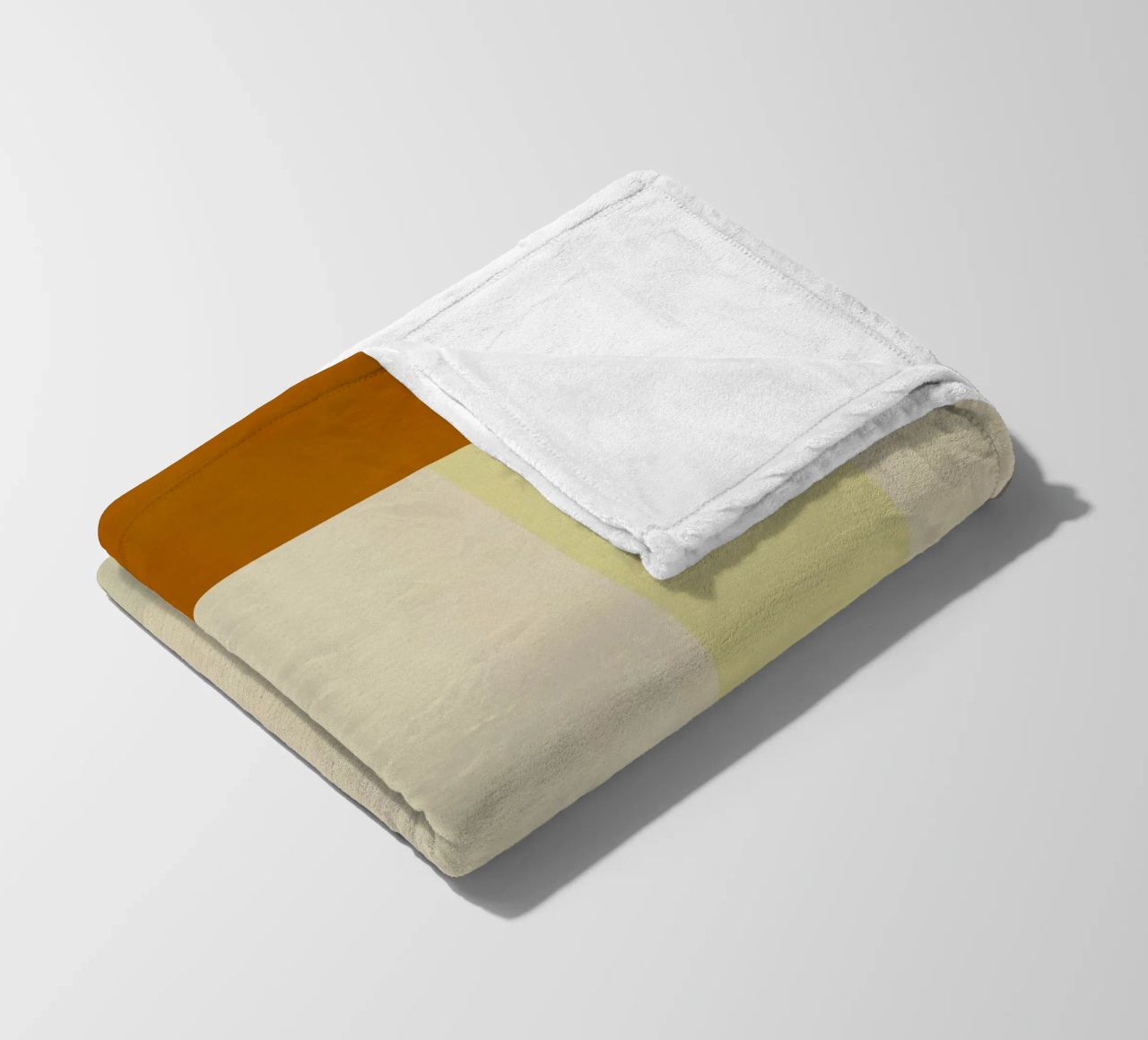 Sovrapposizione di colori design minimale 04 coperta in pile da Little Dean