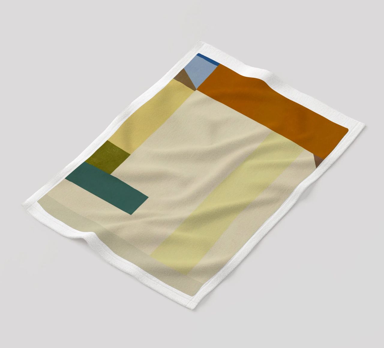 Sovrapposizione di colori design minimale 04 coperta in pile da Little Dean