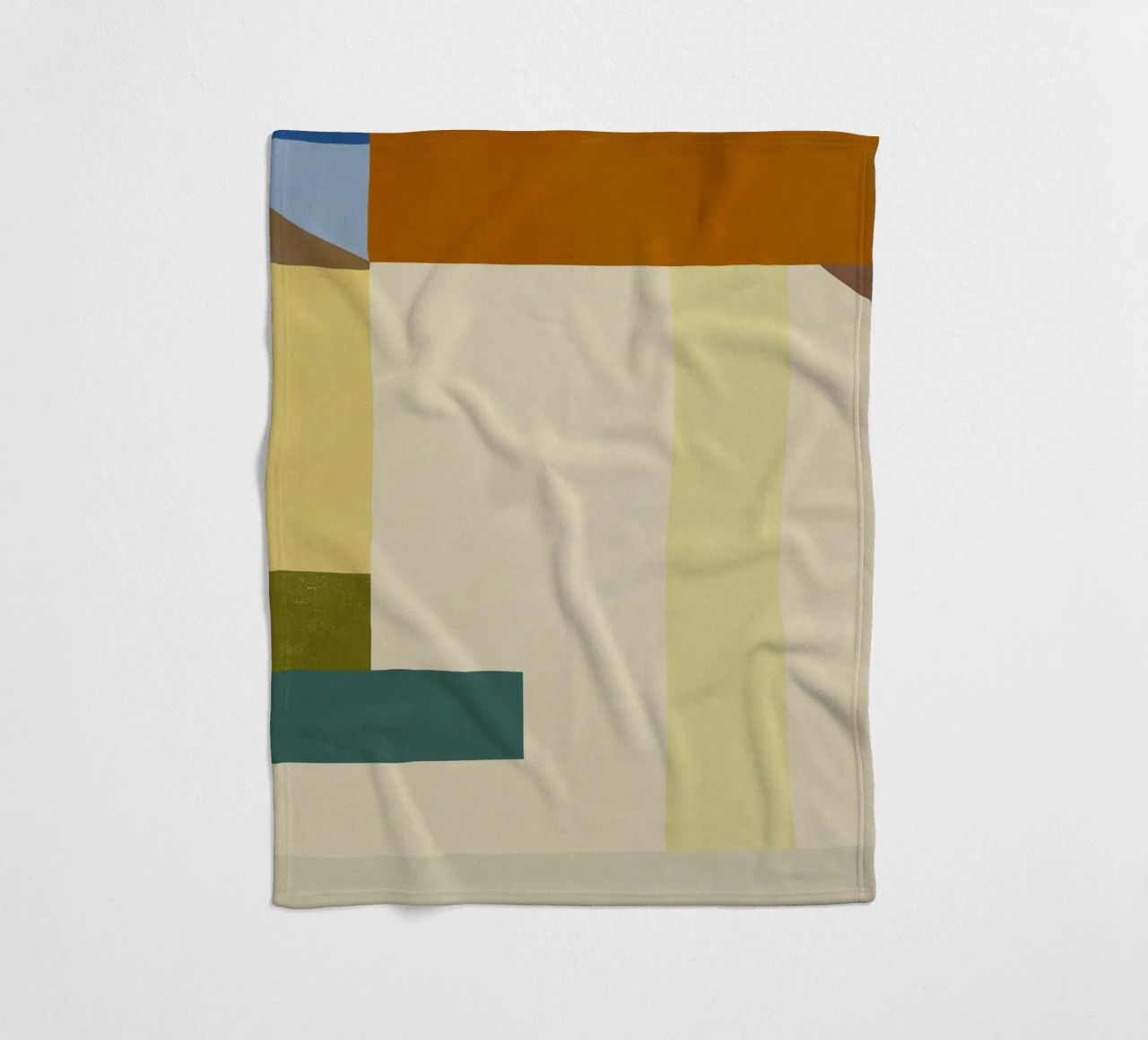 Sovrapposizione di colori design minimale 04 coperta in pile da Little Dean