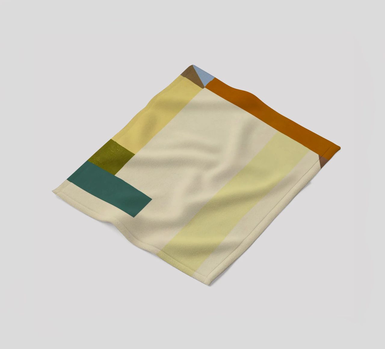 Sovrapposizione di colori design minimale 04 coperta in pile da Little Dean