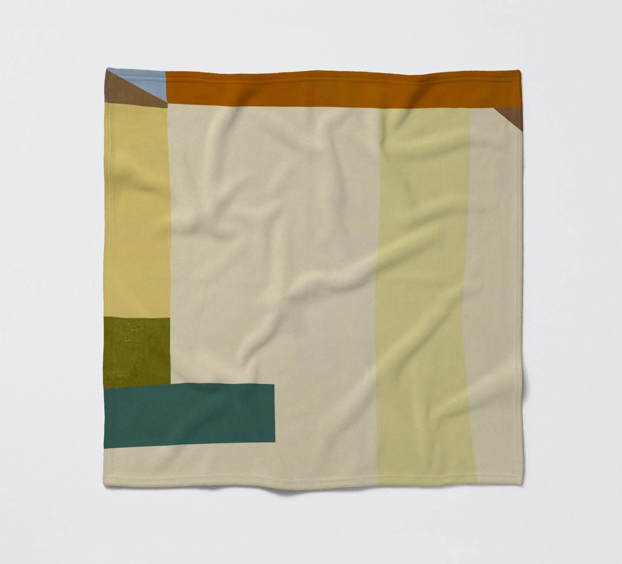 Sovrapposizione di colori design minimale 04 coperta in pile da Little Dean