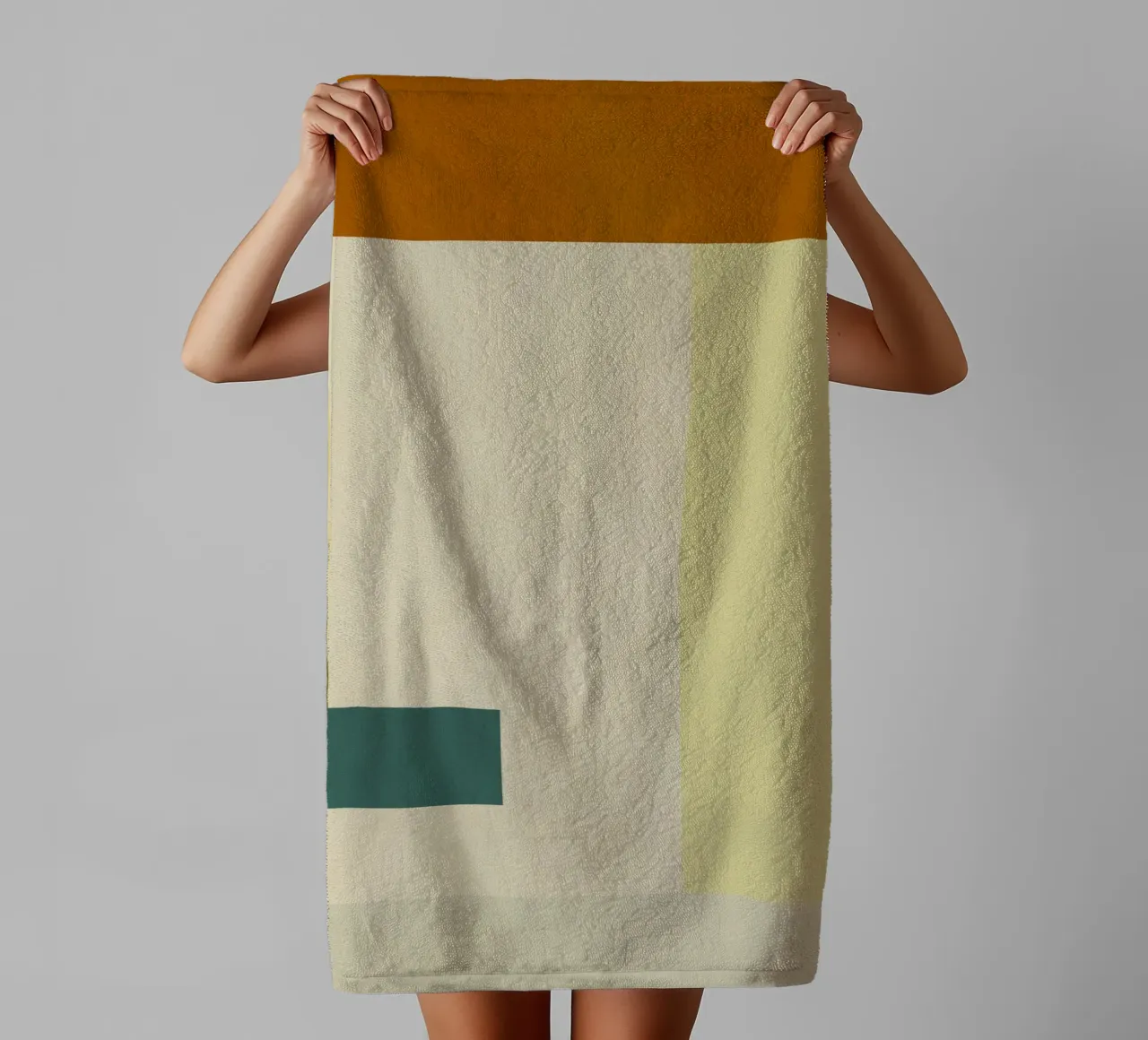 Sovrapposizione di colori design minimale 04 asciugamano da bagno da Little Dean