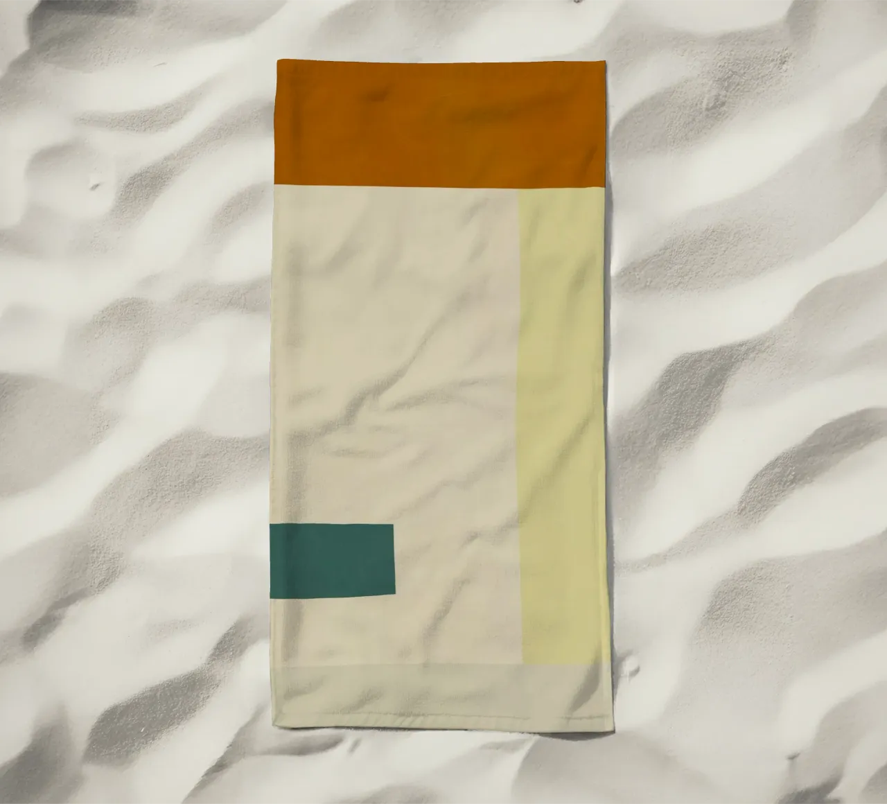 Sovrapposizione di colori design minimale 04 telo mare da Little Dean