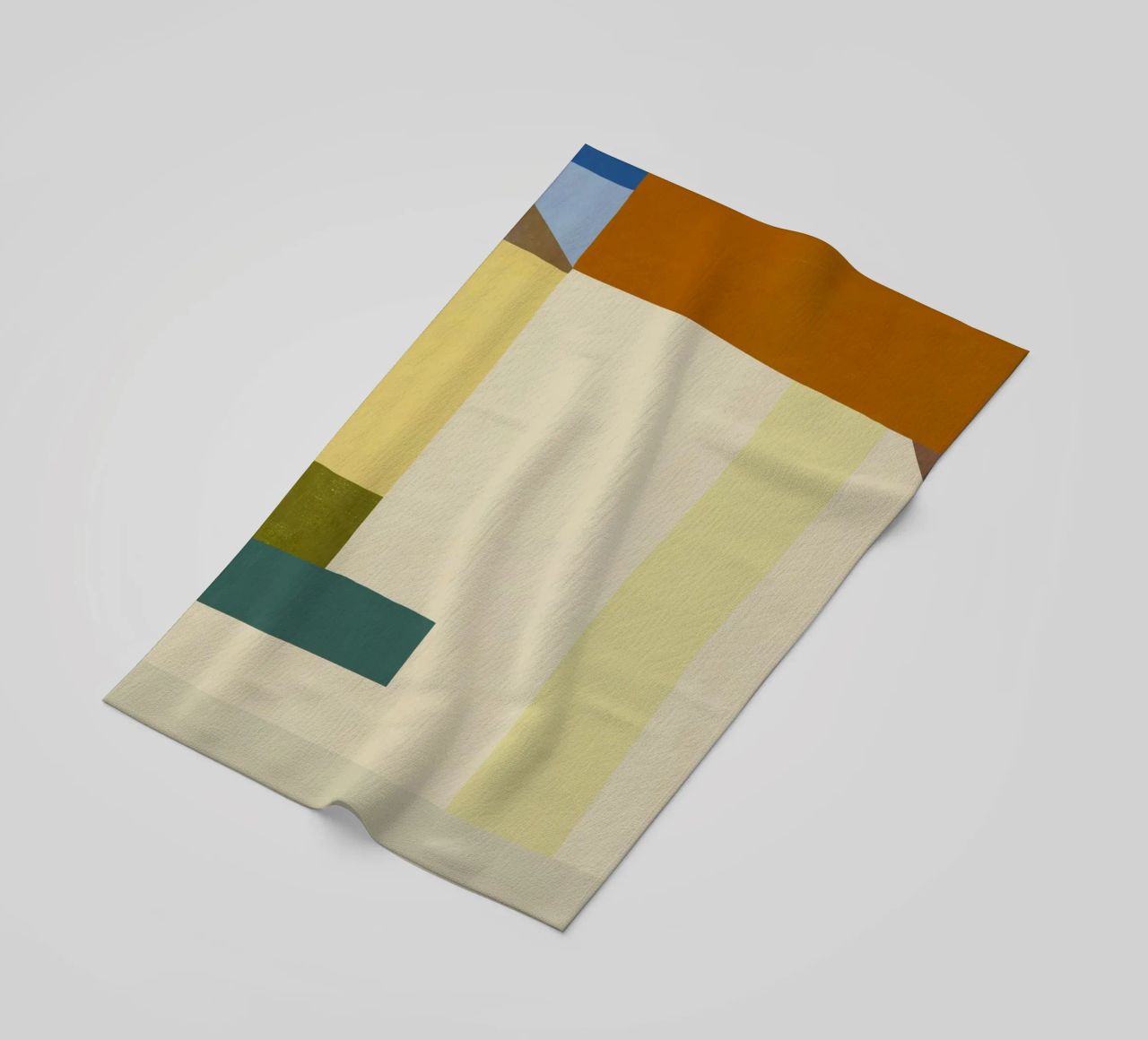 Sovrapposizione di colori design minimale 04 telo mare da Little Dean