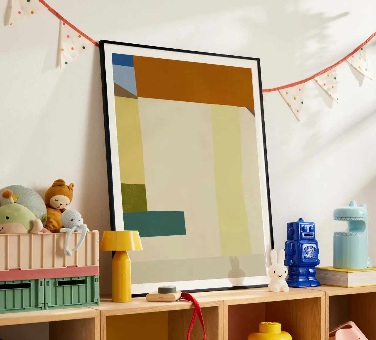 Sovrapposizione di colori design minimale 04 poster da Little Dean