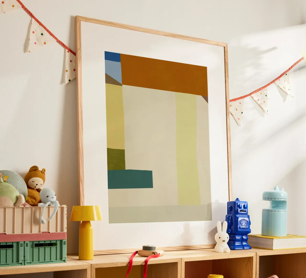 Sovrapposizione di colori design minimale 04 poster da Little Dean