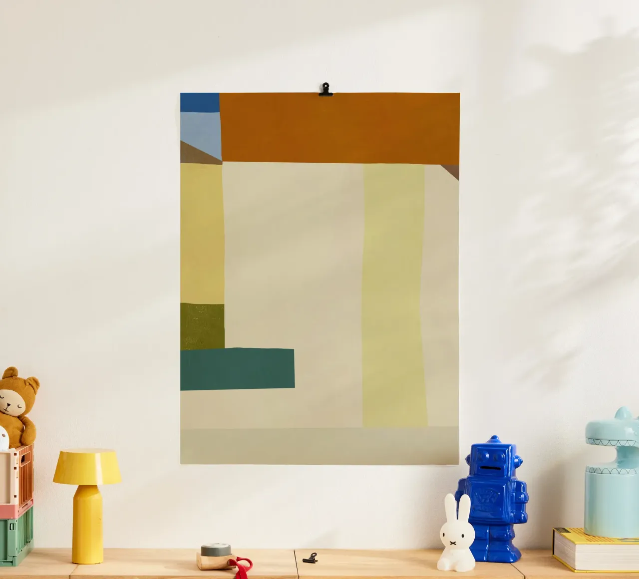 Sovrapposizione di colori design minimale 04 poster da Little Dean
