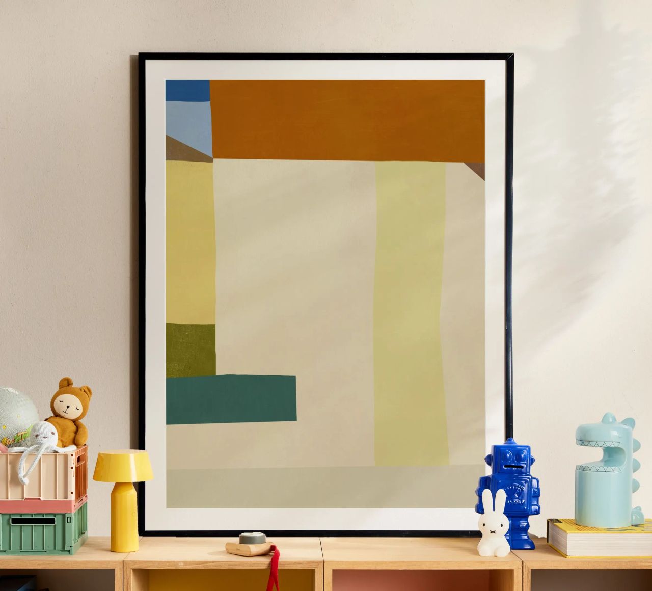 Sovrapposizione di colori design minimale 04 carta hahnemühle da Little Dean