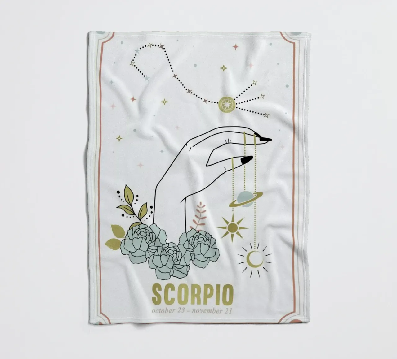 Scorpio coperta in pile da cafelab