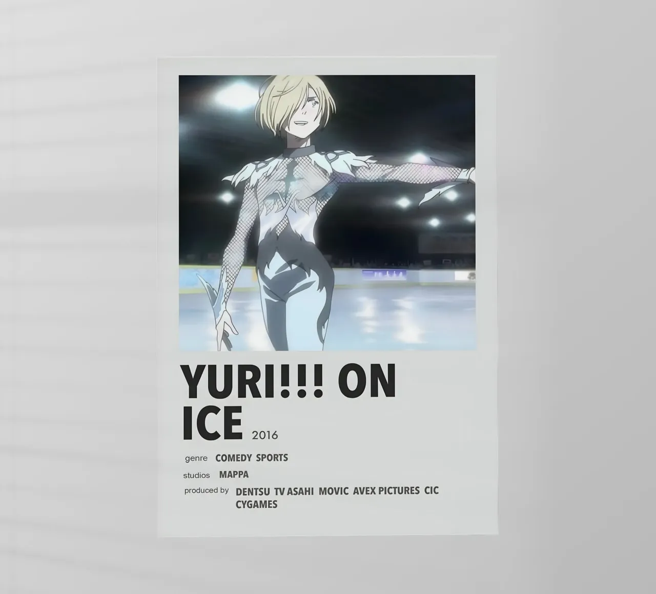 YURI!!! ON ICE  2016 pellicola backlit da Totoya