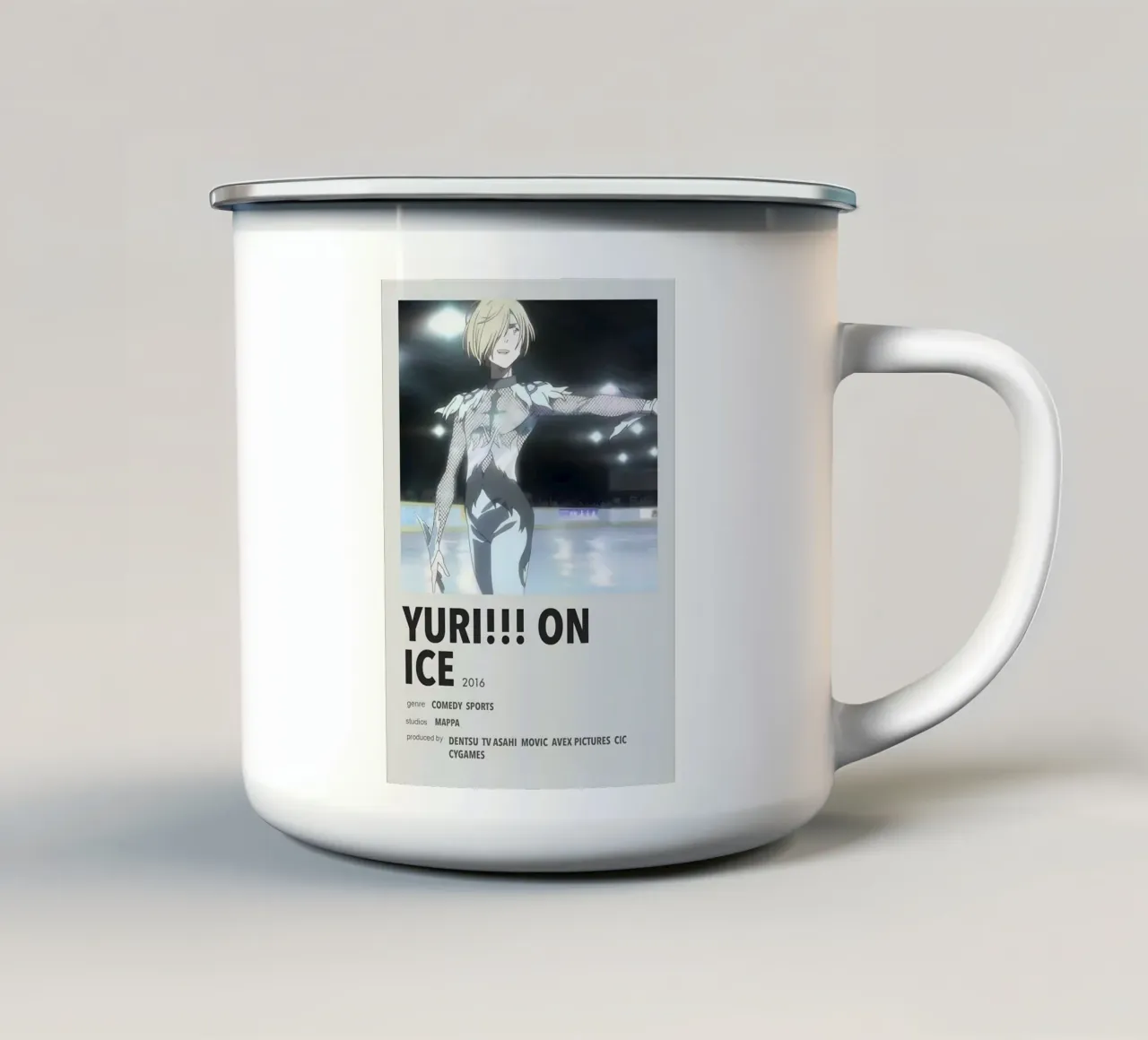 YURI!!! ON ICE  2016 tazza in smalto da Totoya