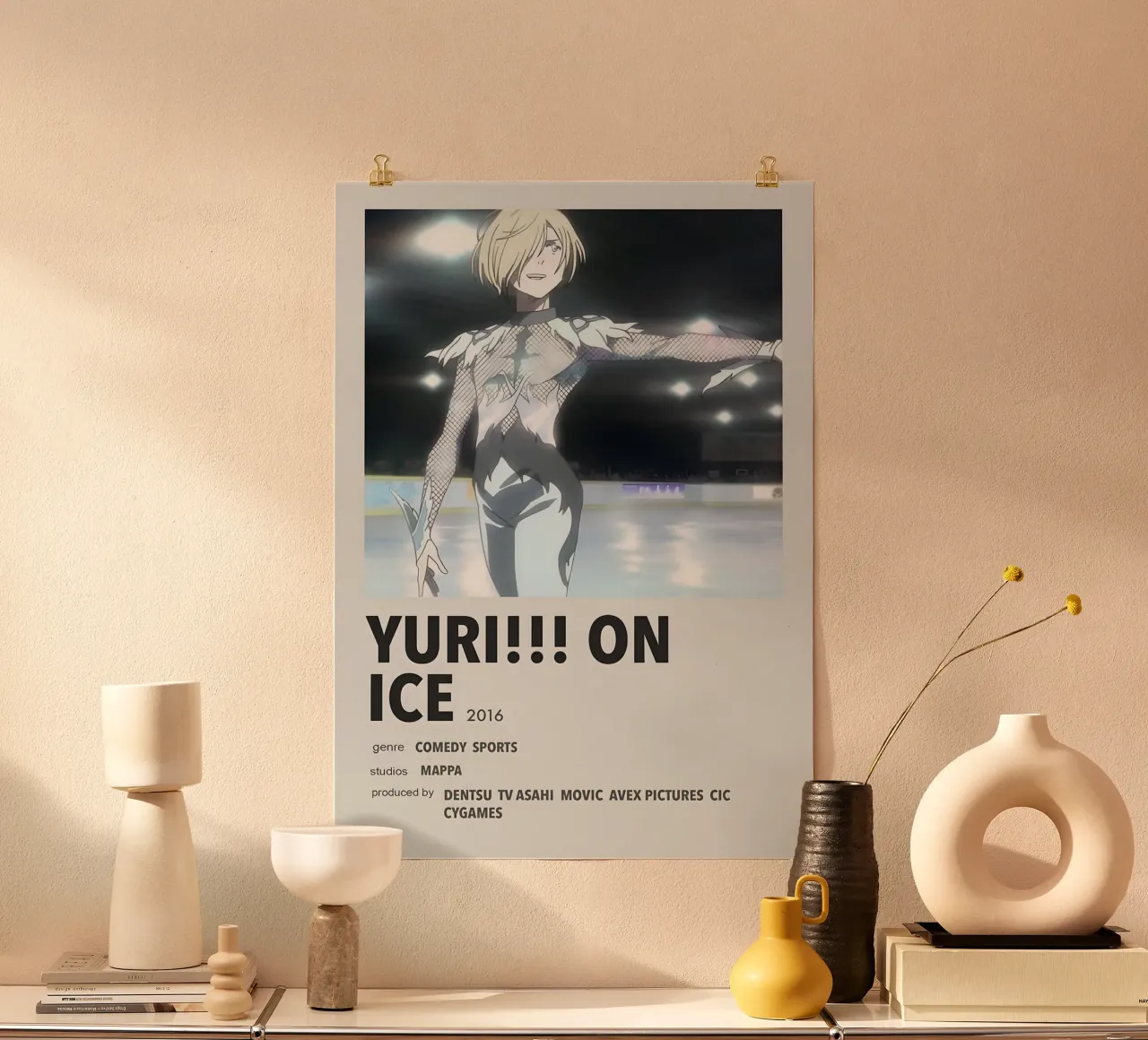 YURI!!! ON ICE  2016 carta hahnemühle da Totoya