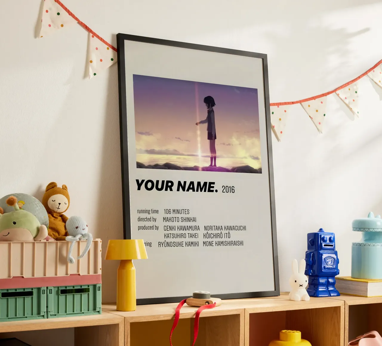 YOUR NAME.  2016 carta hahnemühle da Totoya