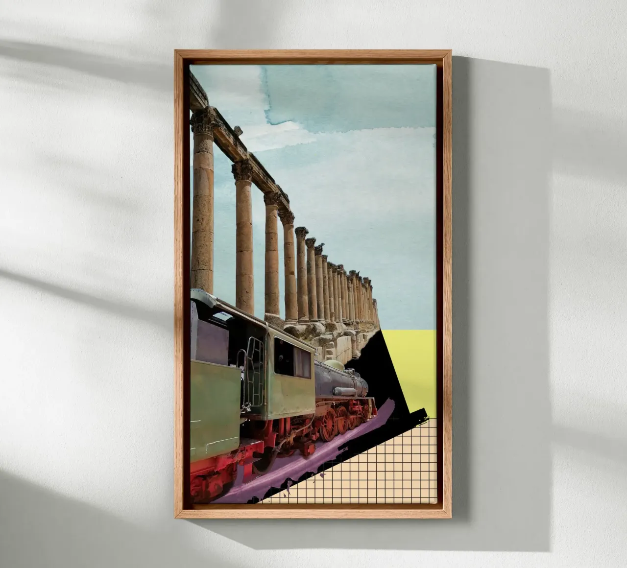 Antico tela con Cornice a cassetta da studio Dingens