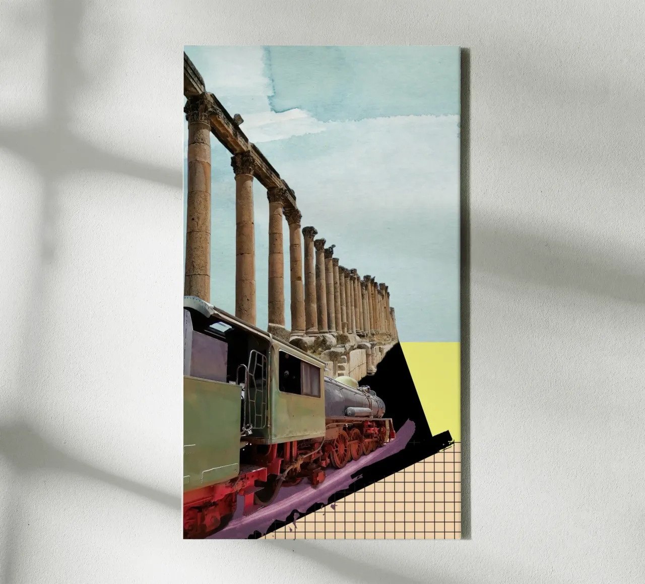 Antico tela con Cornice a cassetta da studio Dingens
