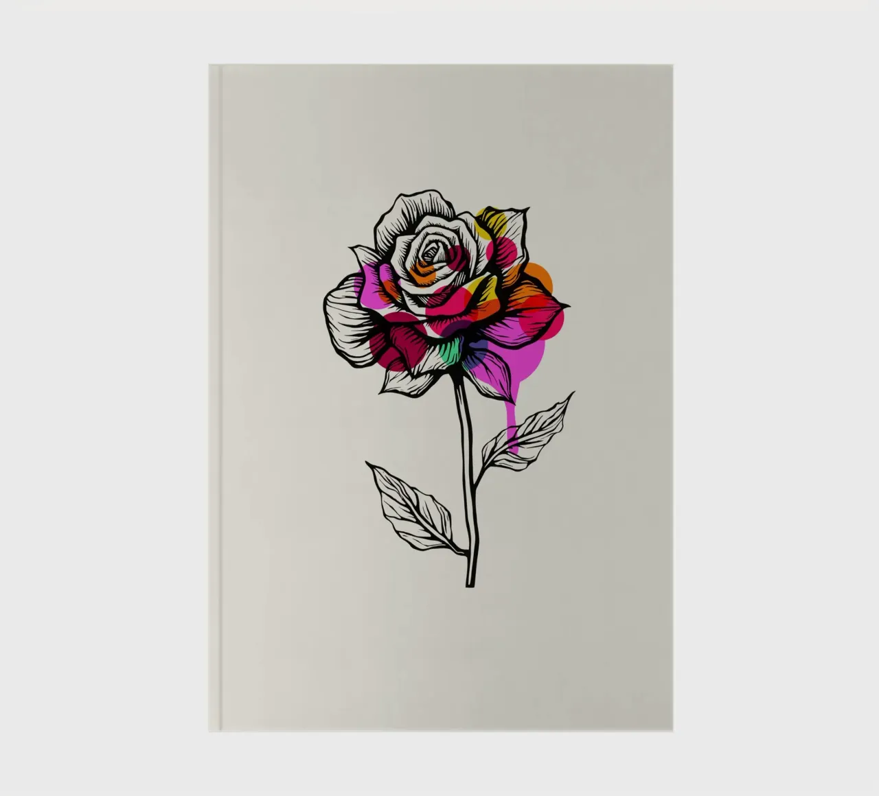 Ink & Petals: The Abstract Rose diario da Indigo Rain