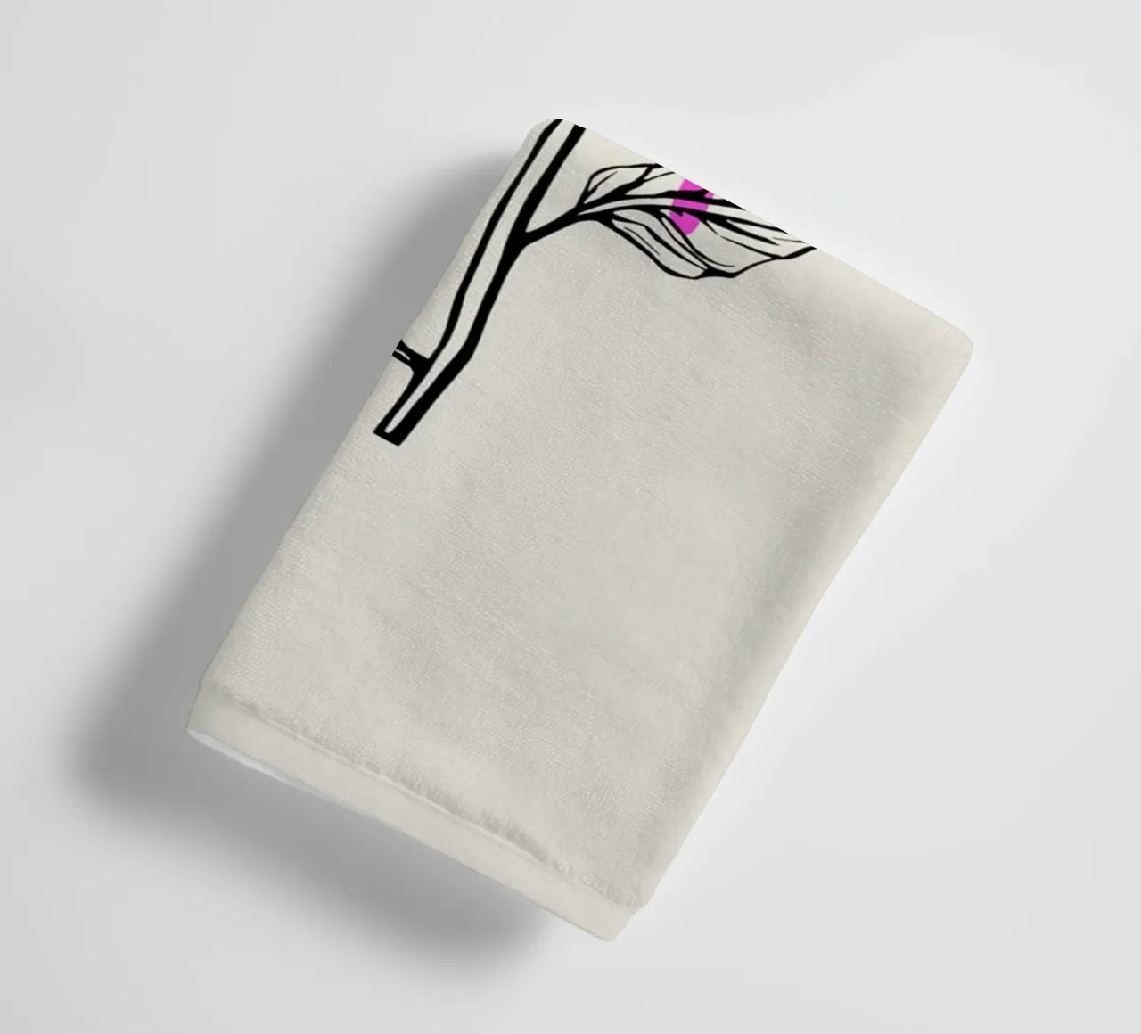 Ink & Petals: The Abstract Rose asciugamano da bagno da Indigo Rain