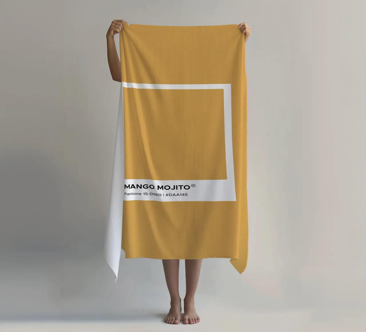 Mango Mojito Pantone telo mare da Paigaam Studio