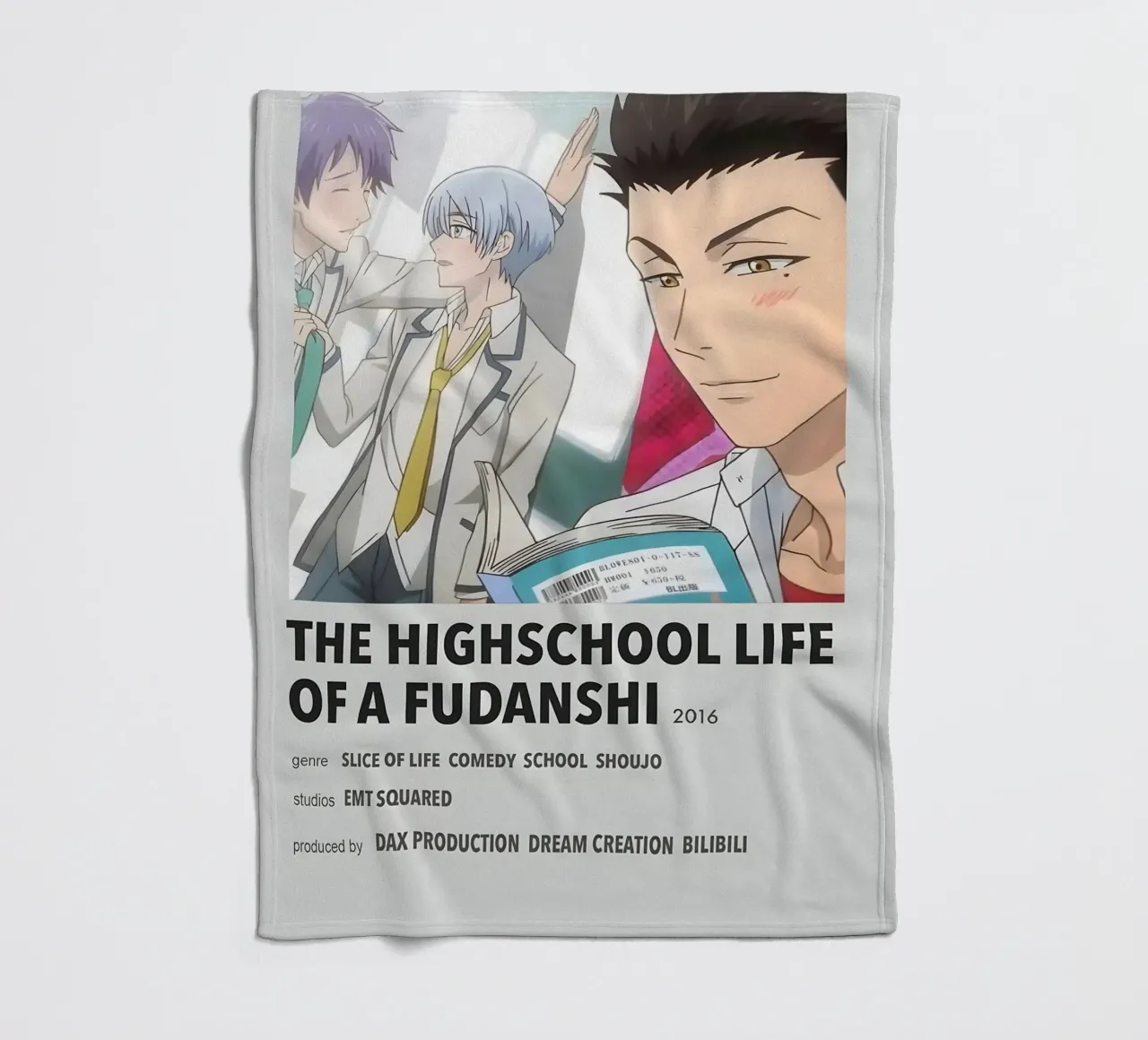 THE HIGHSCHOOL LIFE OF A FUDANSHI  2016 coperta in pile da Totoya