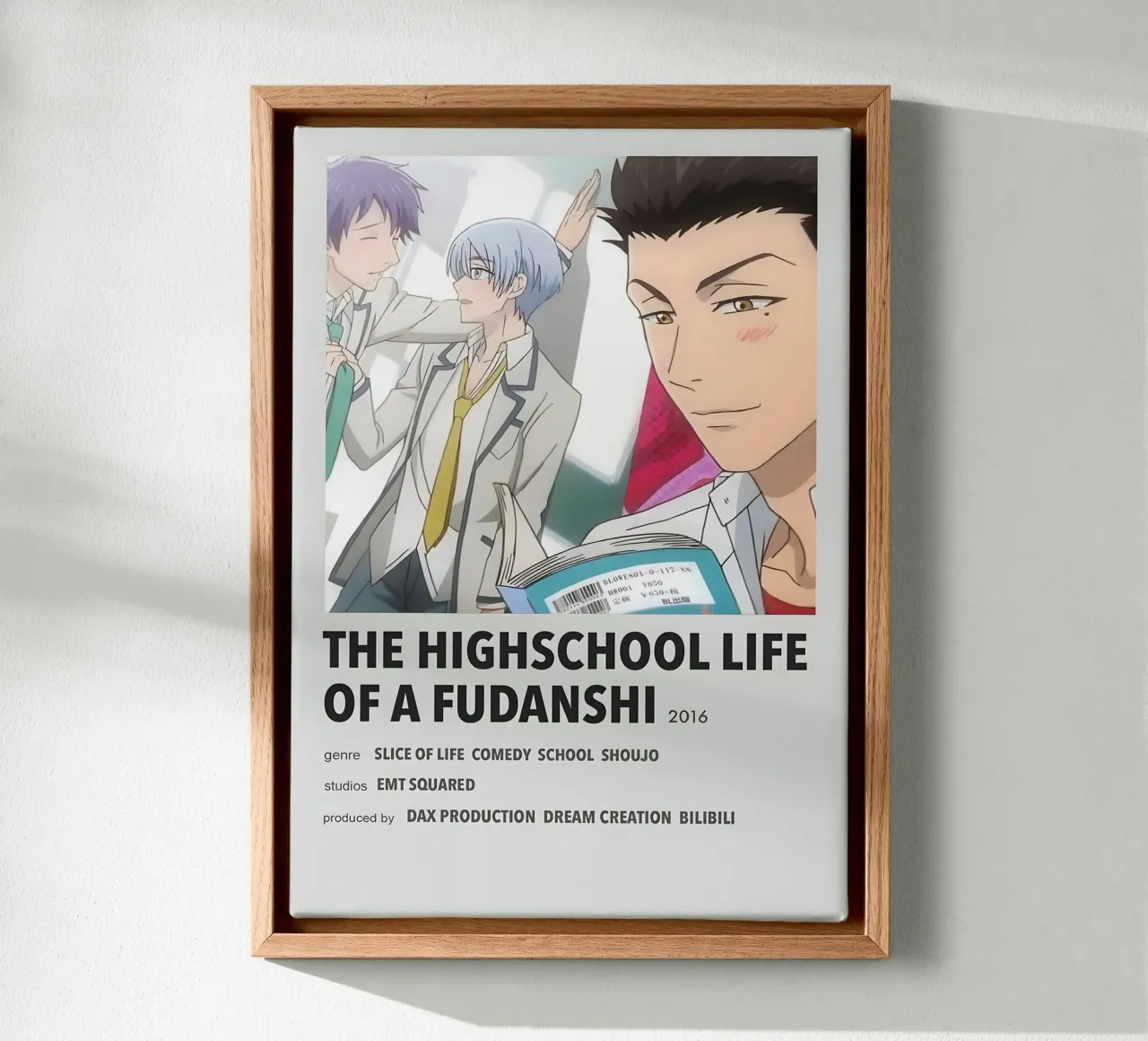 THE HIGHSCHOOL LIFE OF A FUDANSHI  2016 canvas by Totoya