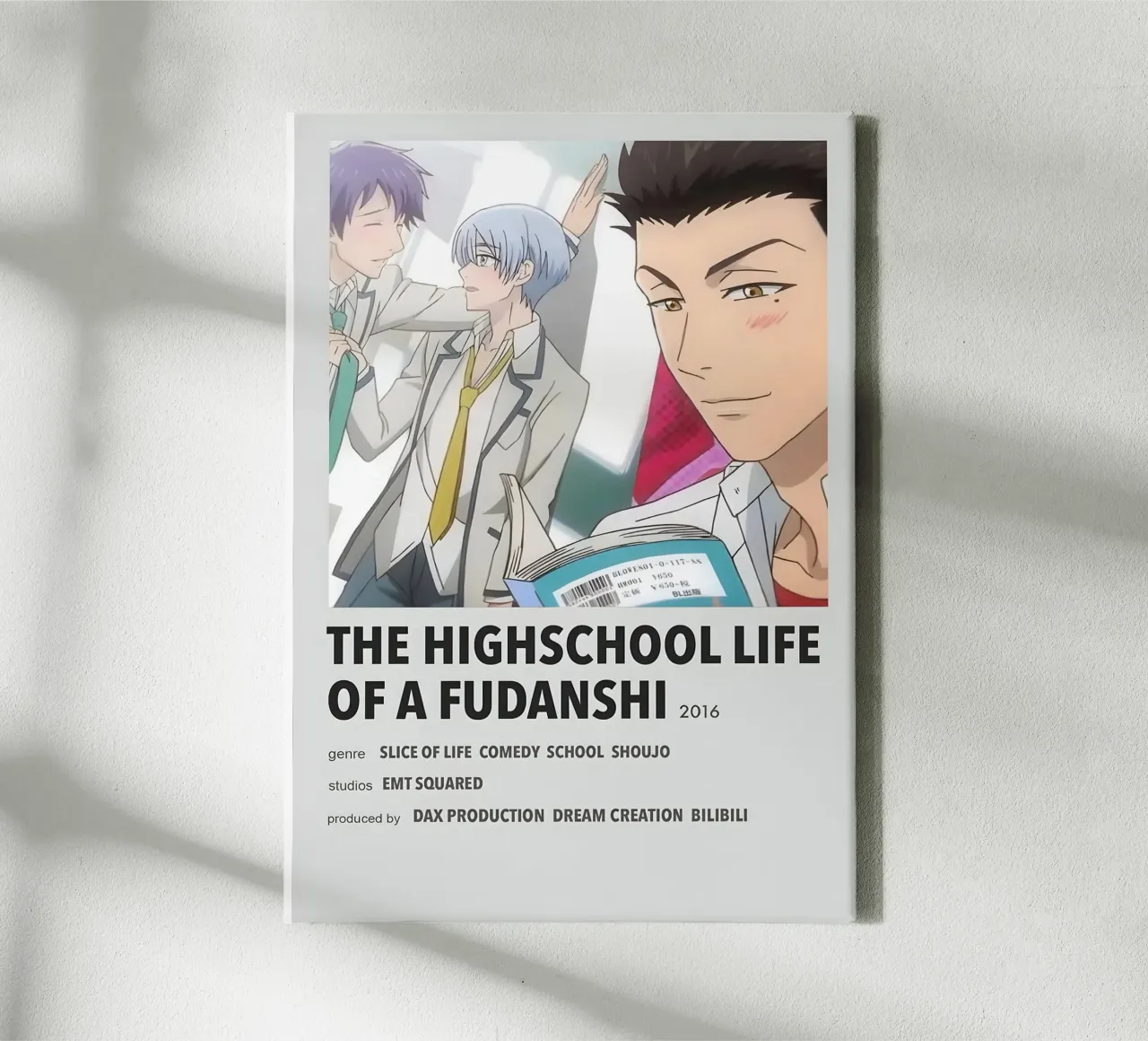 THE HIGHSCHOOL LIFE OF A FUDANSHI  2016 canvas by Totoya