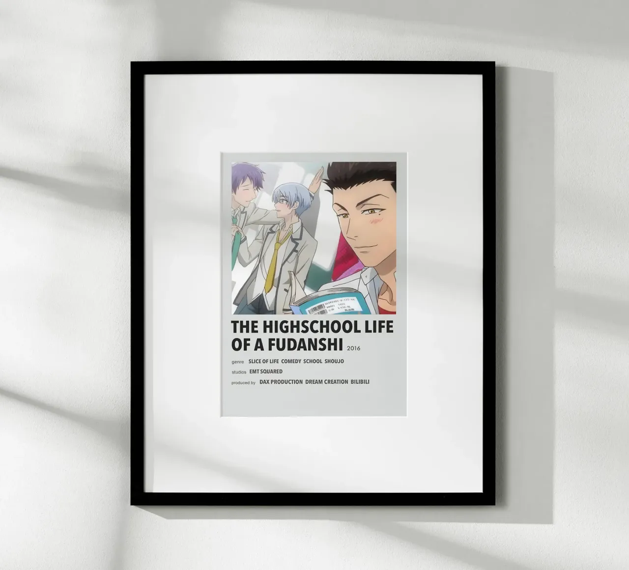 THE HIGHSCHOOL LIFE OF A FUDANSHI  2016 carta hahnemühle da Totoya