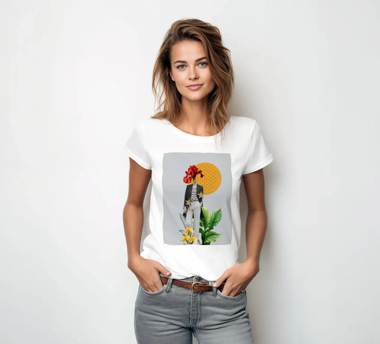 The Garden Wears Couture t-shirt da donna da Indigo Rain