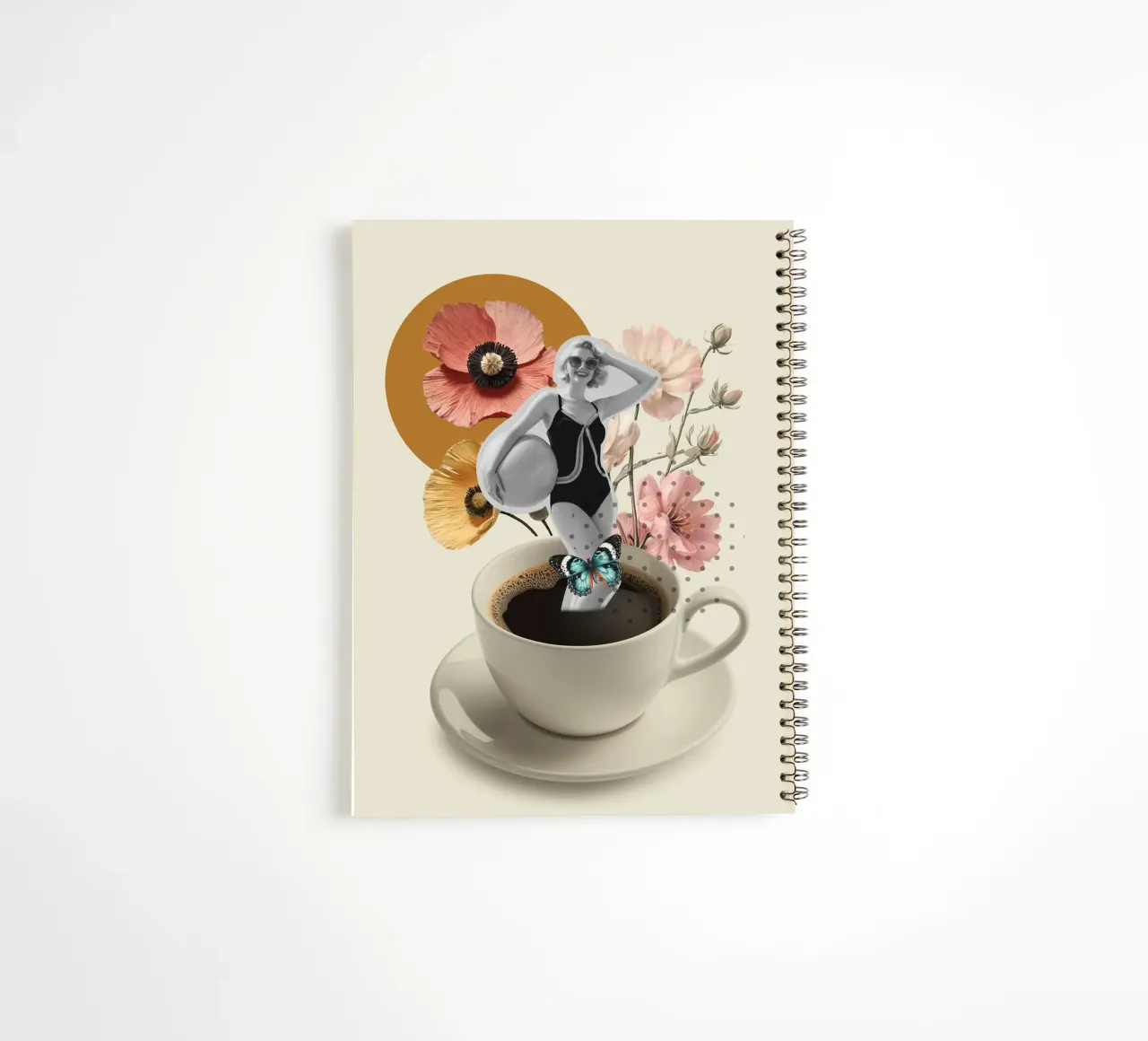The Swimmer in My Cup diario ad anelli da Indigo Rain