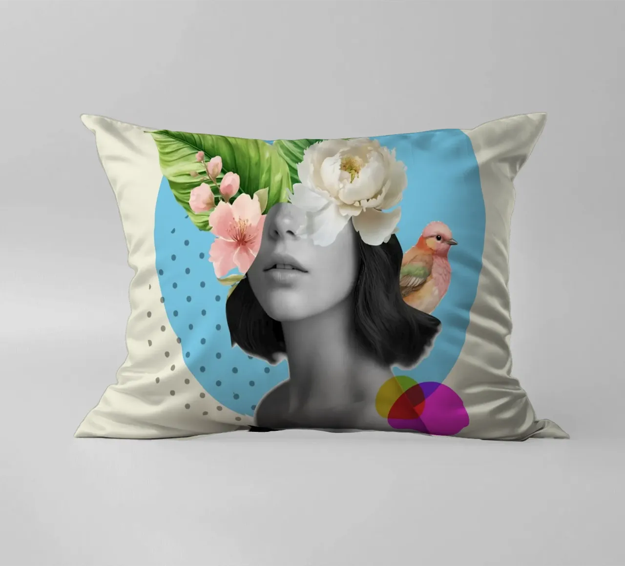 Flora of Thought cuscino da Indigo Rain