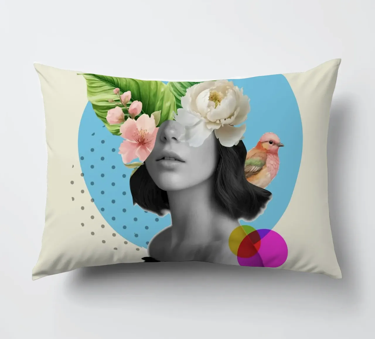 Flora of Thought cuscino da Indigo Rain
