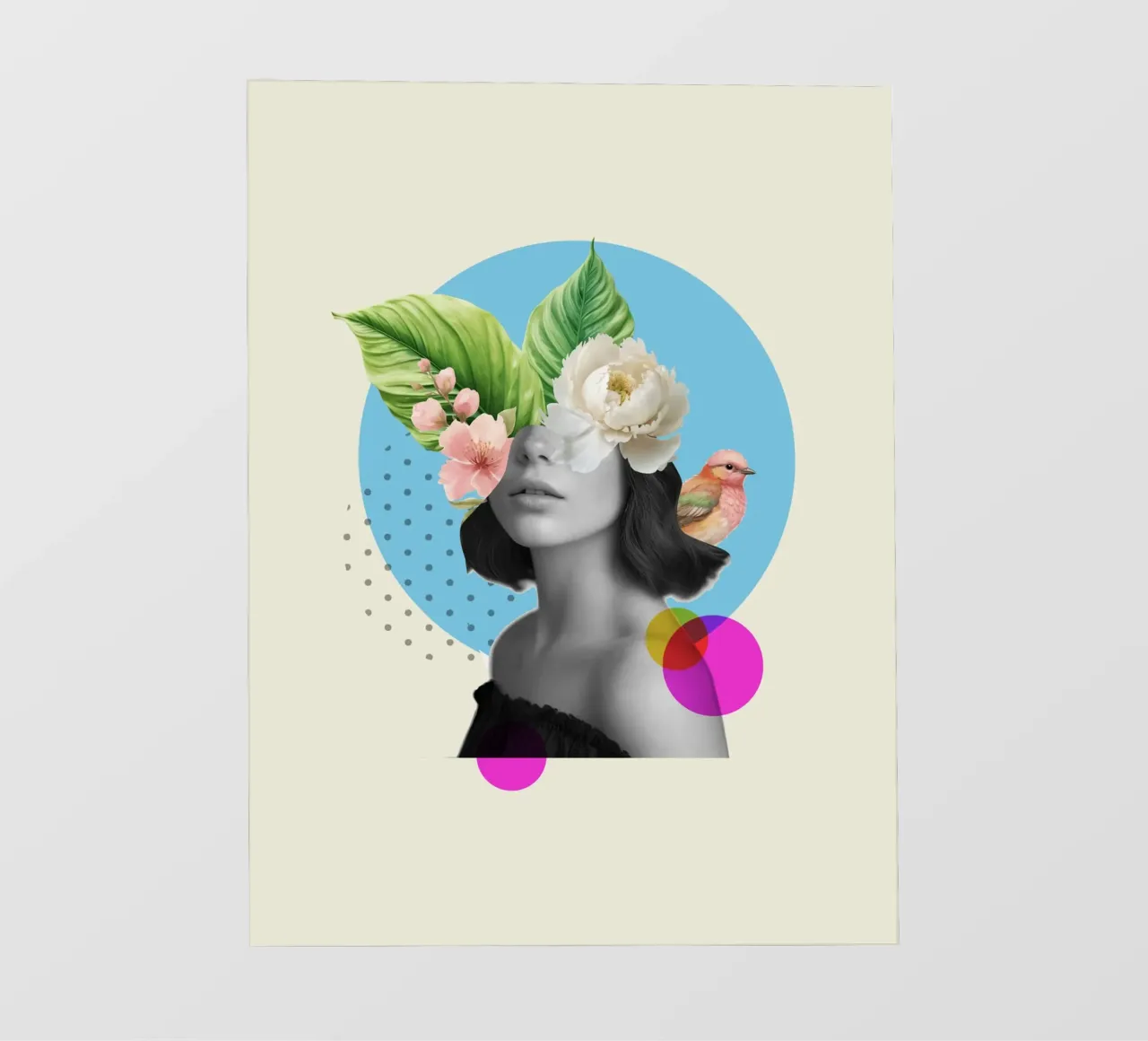 Flora of Thought telo in pvc da Indigo Rain