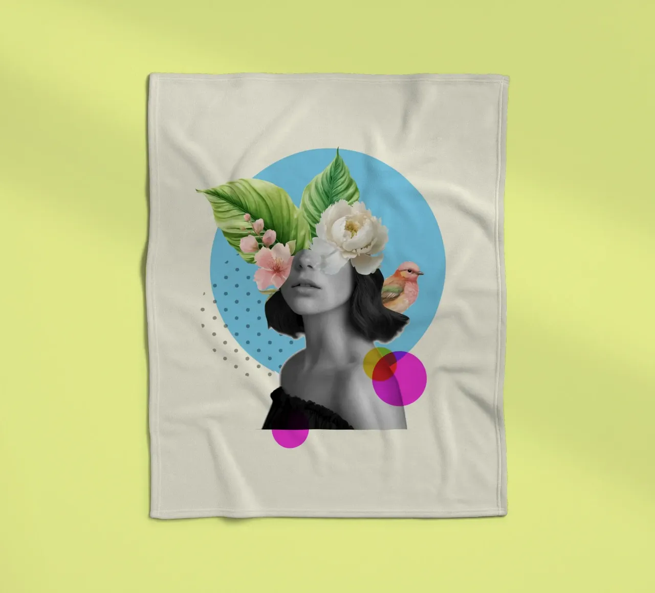 Flora of Thought coperta in pile da Indigo Rain