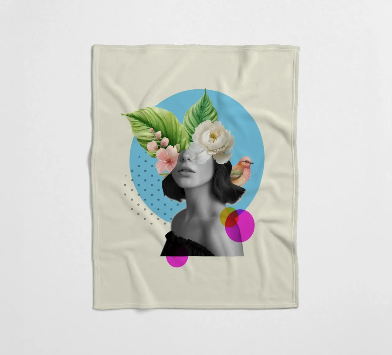 Flora of Thought coperta in pile da Indigo Rain