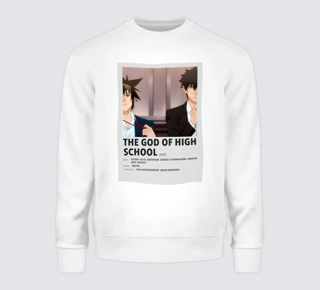 THE GOD OF HIGH SCHOOL 2020 felpa da Totoya