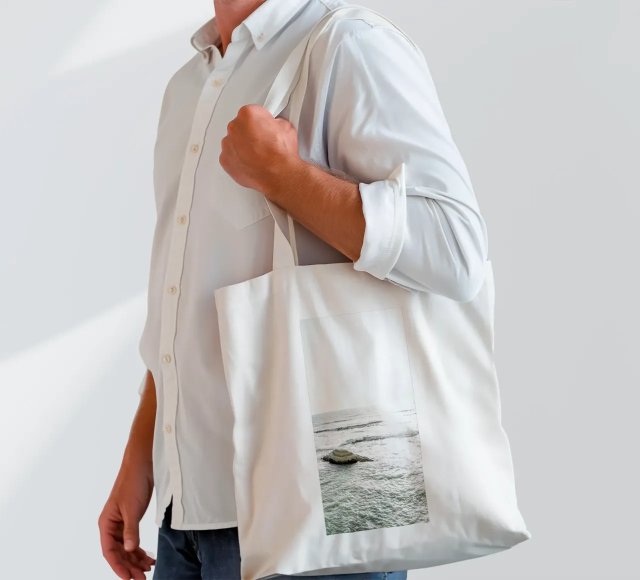 Scala Isle borsa in juta da Chris Abatzis