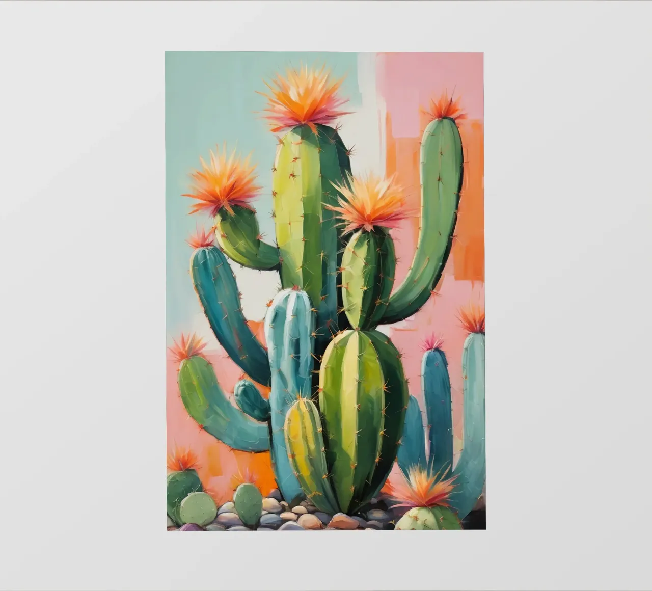 Sunset Cactus Garden telo in pvc da Indigo Rain