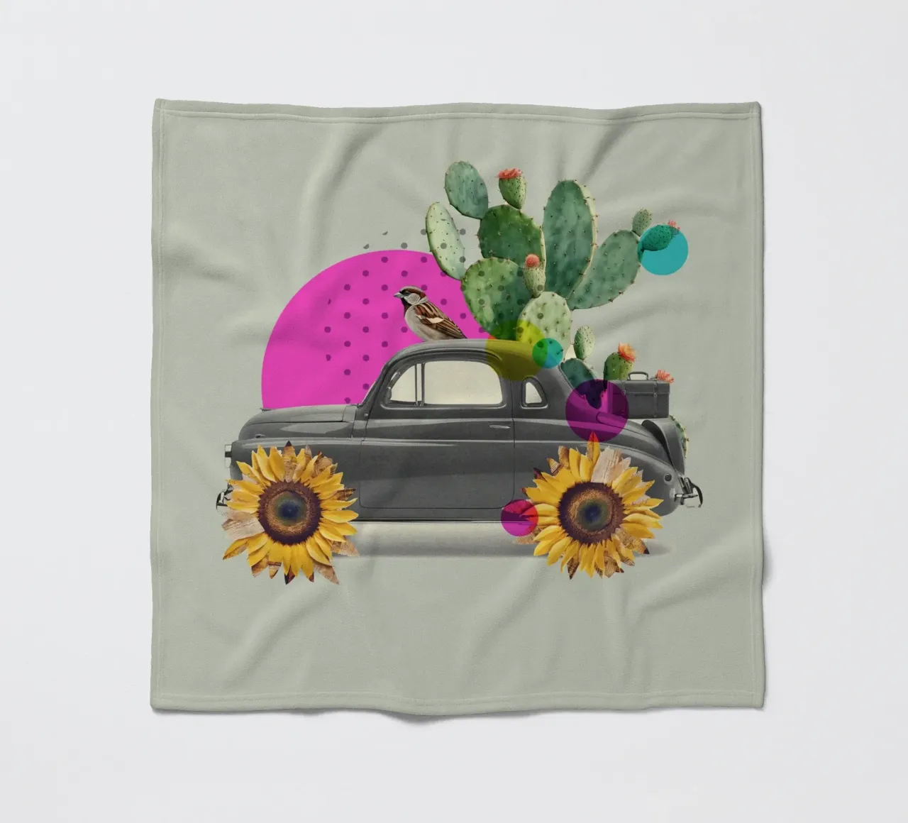 Flora on the Go coperta in pile da Indigo Rain