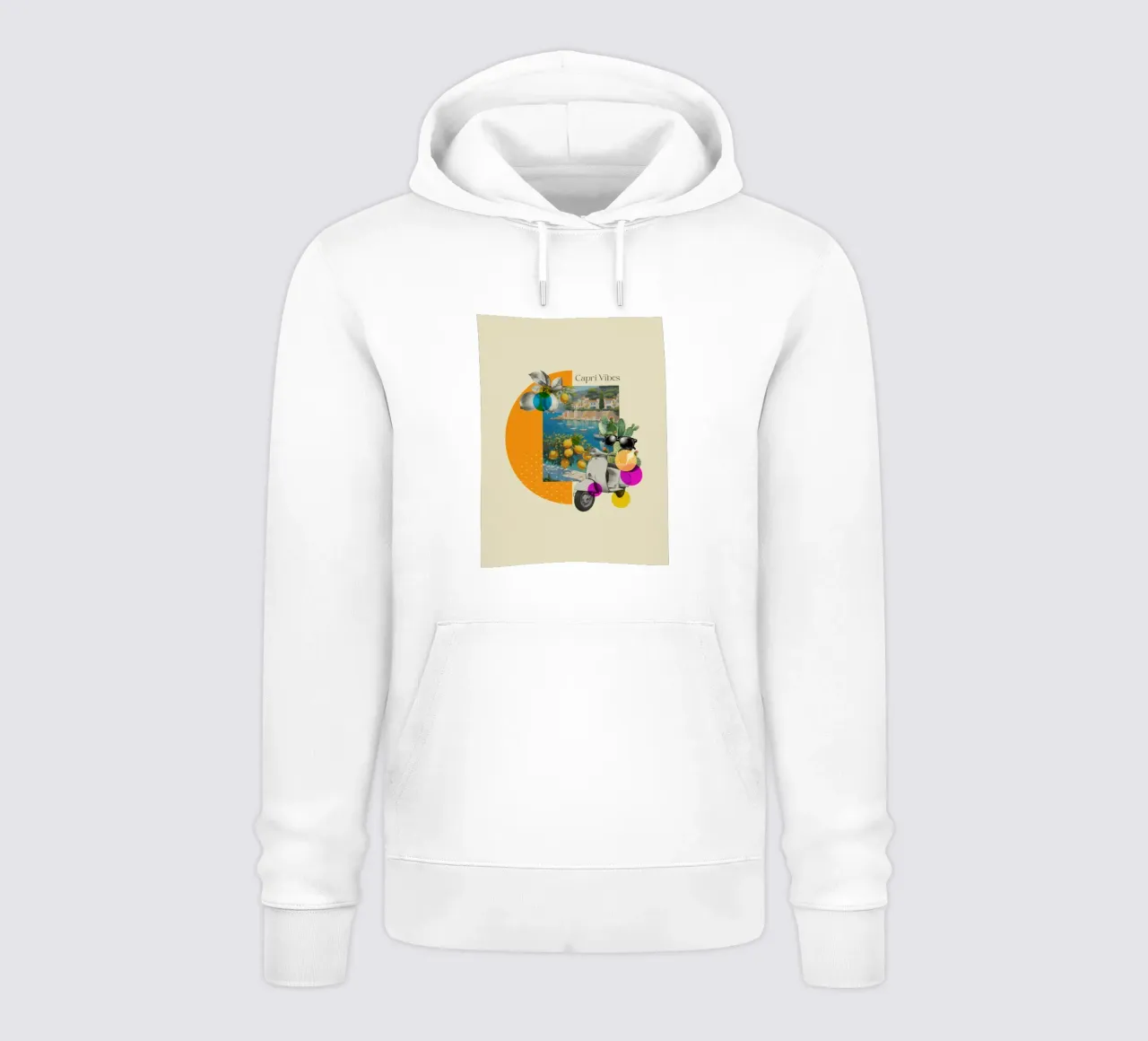 Capri Vibes felpa con cappuccio da Indigo Rain