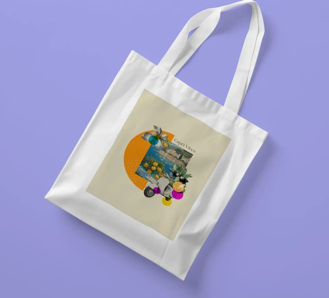 Capri Vibes borsa in juta da Indigo Rain