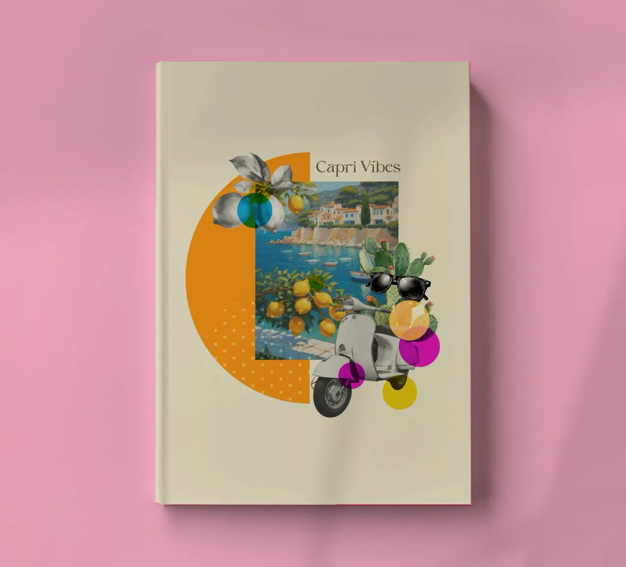 Capri Vibes notebook by Indigo Rain