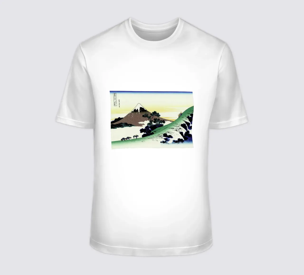 Hokusai - Inume Pass in Kai Province t-shirt da ARTOTHEK