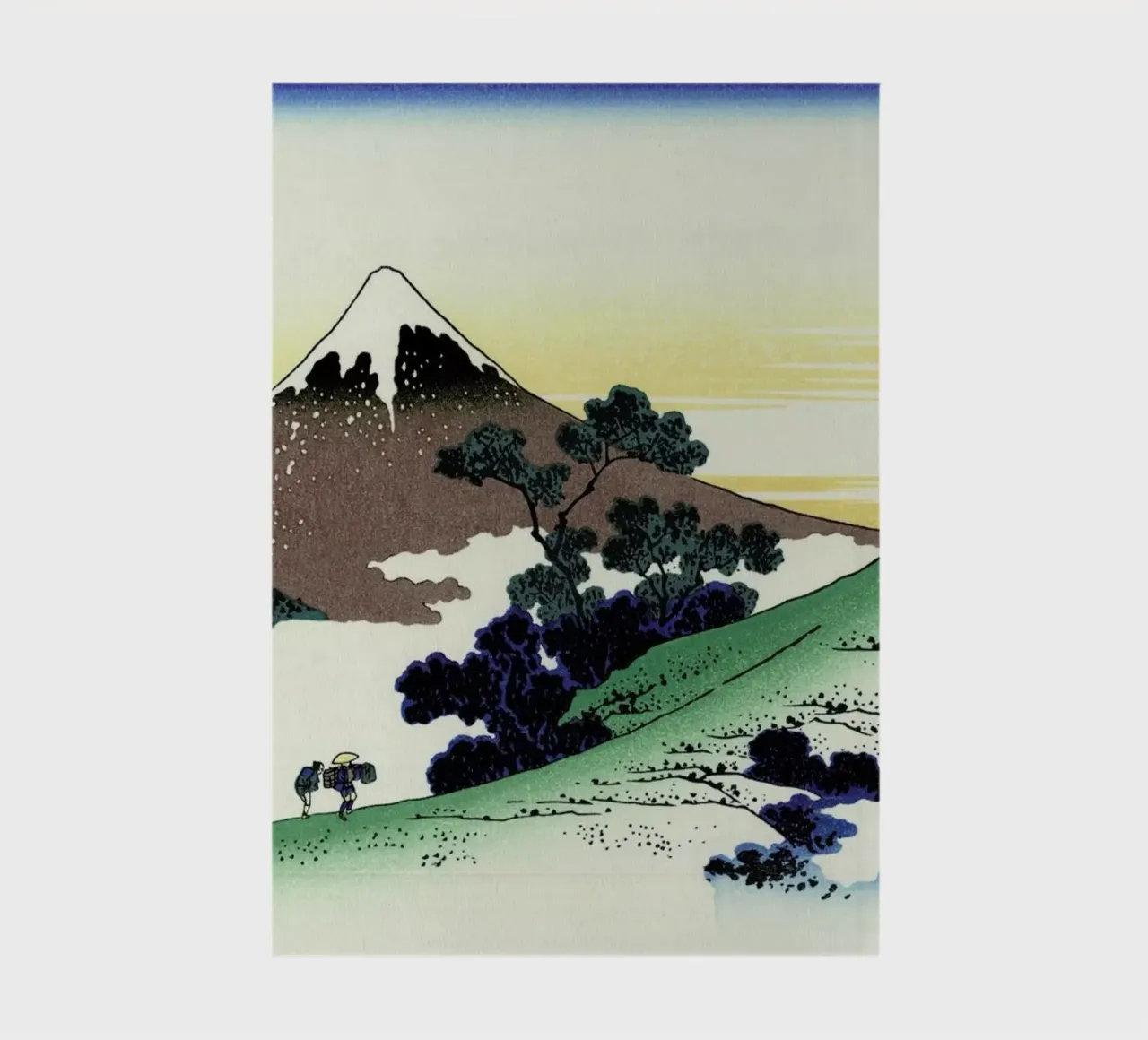 Hokusai - Inume Pass in Kai Province notebook by ARTOTHEK