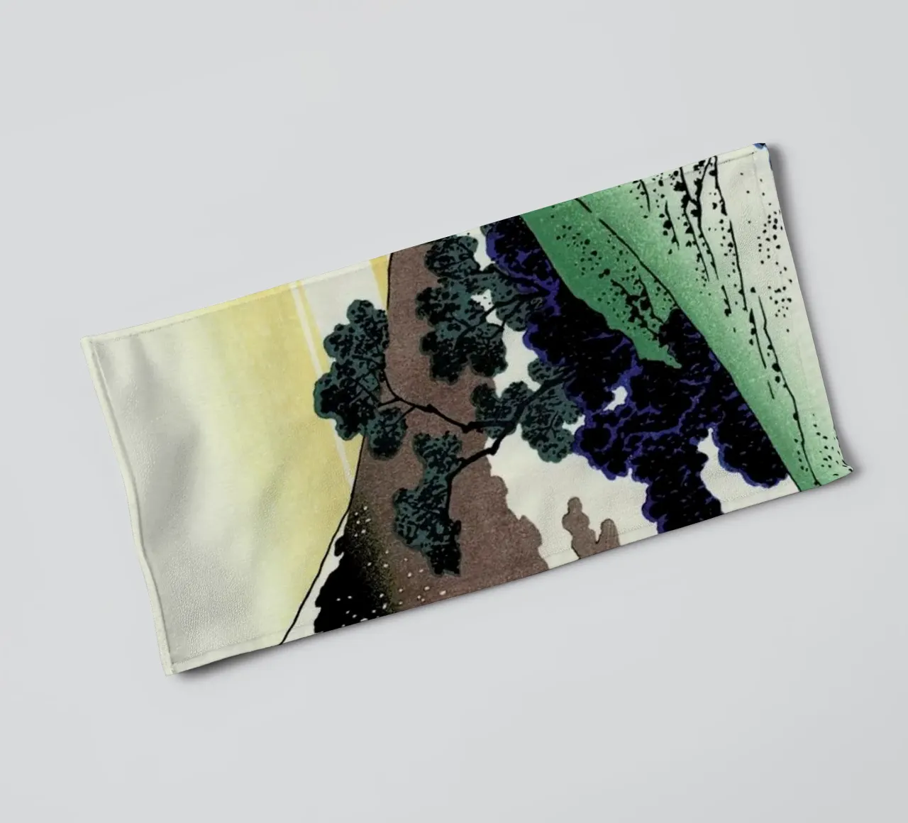 Hokusai - Inume Pass in Kai Province asciugamano da bagno da ARTOTHEK