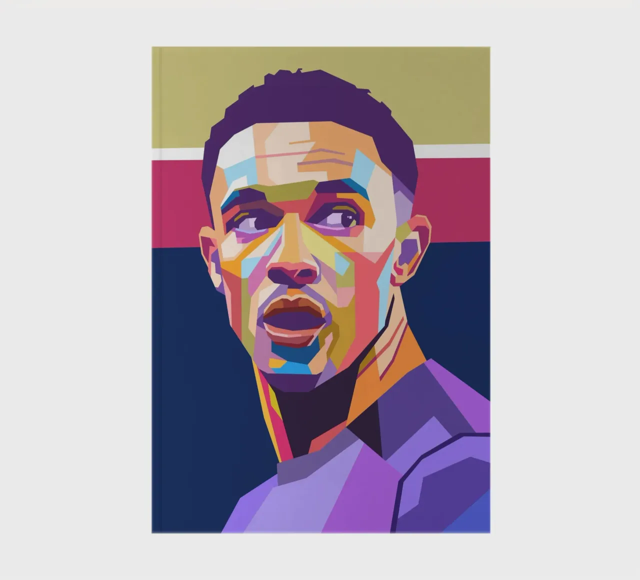 Trent Alexander-Arnold pop art notebook by Hantamrata