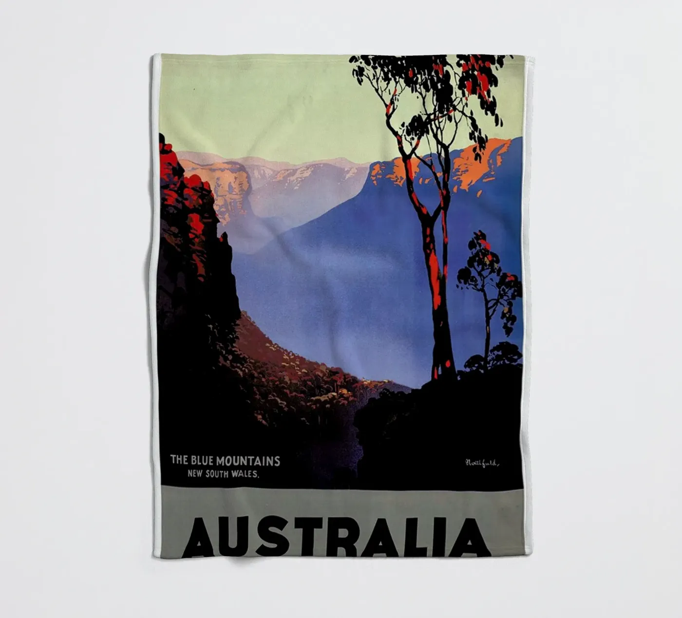 australia1 Fleecedecke von Robert Livingston