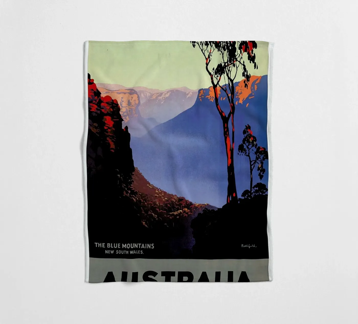 australia1 Fleecedecke von Robert Livingston