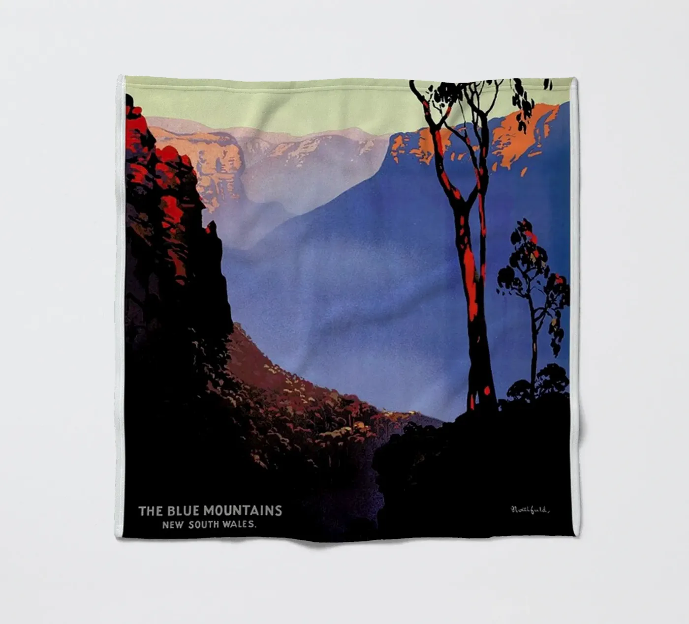 australia1 Fleecedecke von Robert Livingston