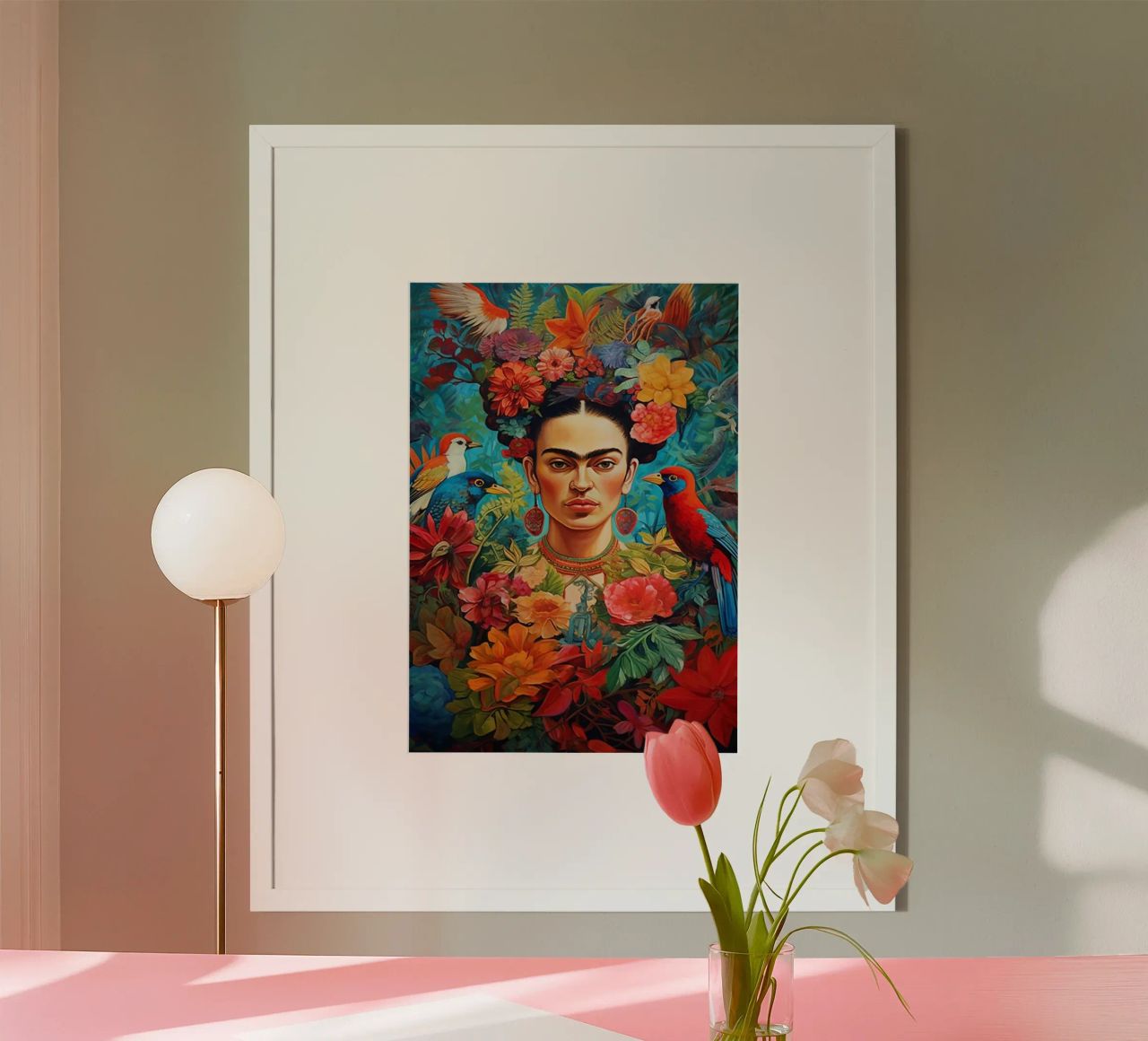 Potrait de Frida poster de Popo Photograph