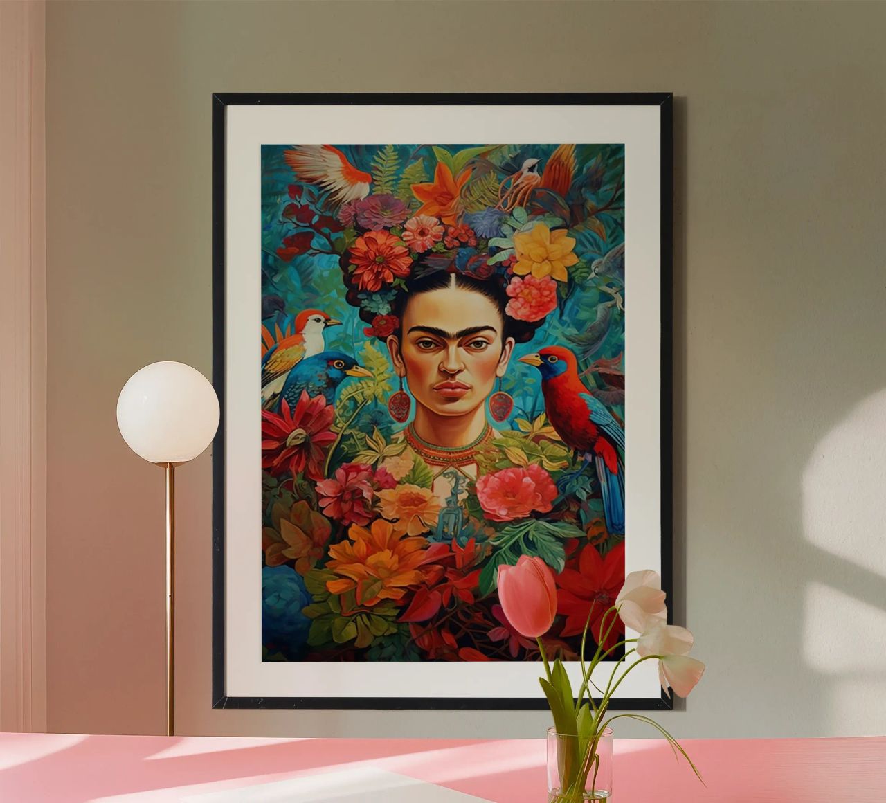 Potrait de Frida poster de Popo Photograph